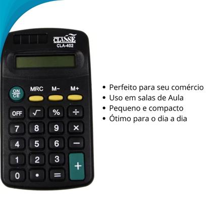 Imagem de Calculadora Simples E Funcional Para Lojistas Alunos E Professores Compacta E Prática Entrega Rápida