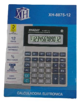 Imagem de Calculadora Xhaday 12 Dígitos Números Grandes