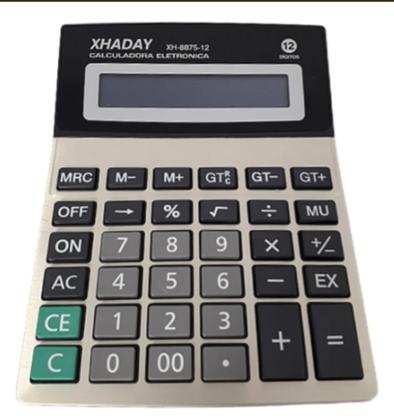 Imagem de Calculadora Xhaday 12 Dígitos Números Grandes