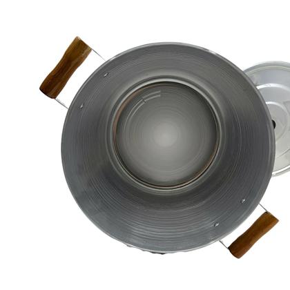 Caldeirão De Alumínio 30 cm 20 Litros - Aluminio Forte