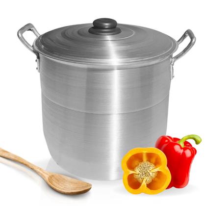 Imagem de Caldeirão feijoada n 30 hotel lixado com tampa de alumínio