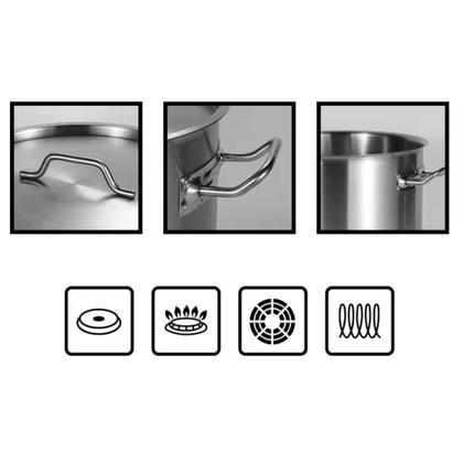 Imagem de Caldeirao Inox Fundo Triplo N45 71 Litros