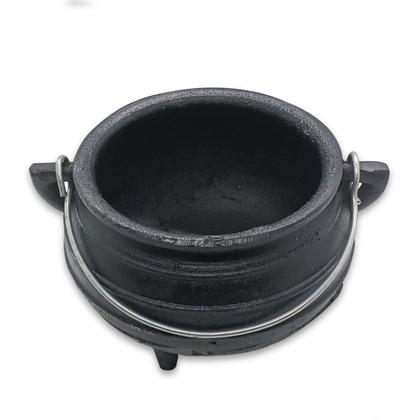 Imagem de Caldeirão Panela de Ferro Preto Decoração Ritual Wicca 12cm