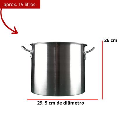 Imagem de Caldeirão Panela Linha Hotel De Alumínio Nº30 - 20 Litros