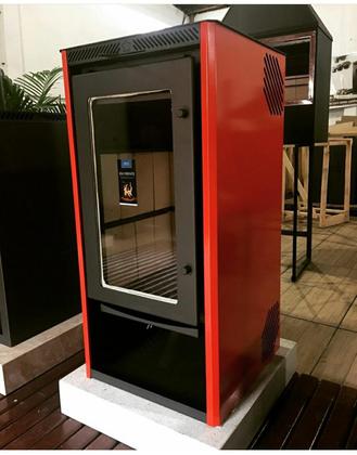 Imagem de Calefator a Lenha de Dupla Combustão RED Estela Maris