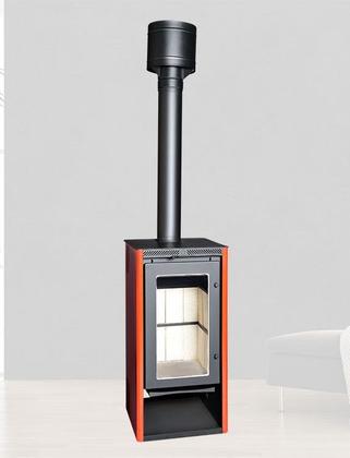 Imagem de Calefator a Lenha de Dupla Combustão RED Estela Maris