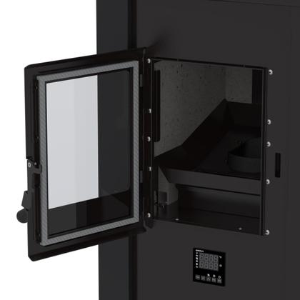 Imagem de Calefator a Pellets Vulcano Preto Fosco