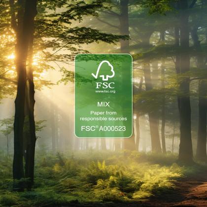 Imagem de Calendário: Calendário de parede Cabrix 2025, design floral de 18 meses