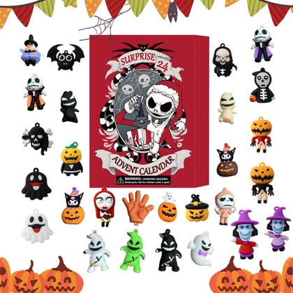 Imagem de Calendário do Advento Chengchuang Halloween 2024 com 24 presentes