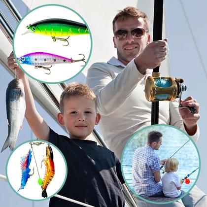 Imagem de Calendário do Advento: Conjunto de iscas de pesca PARSUP para 24 dias