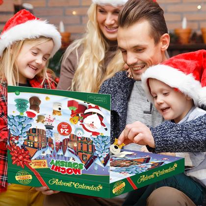 Imagem de Calendário do Advento de Natal SURCVIO 2024 com 24 Mochi Squishy