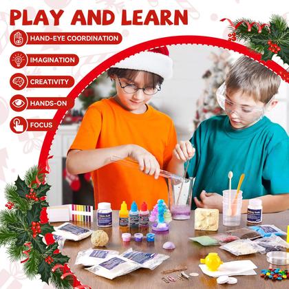 Calendário do Advento Gattlukd 2024 para Crianças - Com Kits Científicos Imagem de Calendário do Advento Gattlukd 2024 para Crianças - Com Kits Científicos