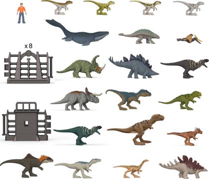 Calendário do Advento Mattel Jurassic World Chaos Theory 2024 Imagem de Calendário do Advento Mattel Jurassic World Chaos Theory 2024