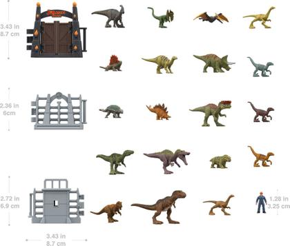 Calendário do Advento Mattel Jurassic World Dominion - Com Mini Dinos Imagem de Calendário do Advento Mattel Jurassic World Dominion - Com Mini Dinos