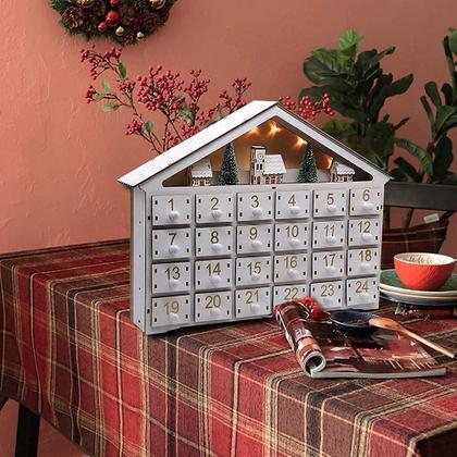 Calendário do Advento MorTime LED 24 Dias - Casa na Árvore de Natal Imagem de Calendário do Advento MorTime LED 24 Dias - Casa na Árvore de Natal