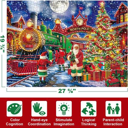 Calendário do Advento Partylamb 2024 - Quebra-Cabeça de 1000 Peças Imagem de Calendário do Advento Partylamb 2024 - Quebra-Cabeça de 1000 Peças