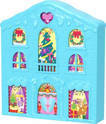 Calendário do Advento Polly Pocket - Casa de Gingerbread Imagem de Calendário do Advento Polly Pocket - Casa de Gingerbread