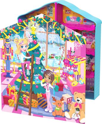 Calendário do Advento Polly Pocket - Casa de Gingerbread Imagem de Calendário do Advento Polly Pocket - Casa de Gingerbread