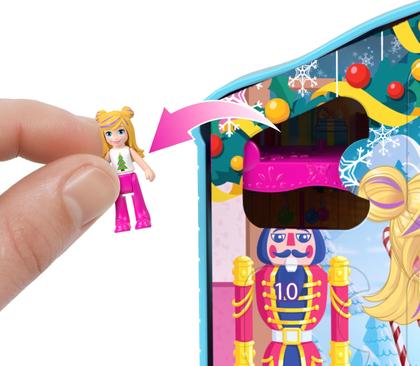 Calendário do Advento Polly Pocket - Casa de Gingerbread Imagem de Calendário do Advento Polly Pocket - Casa de Gingerbread