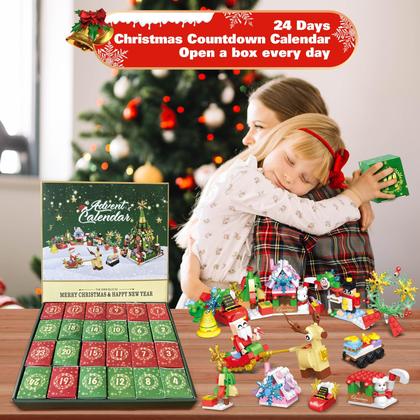Calendário do Advento VEMBAP 2024 com 618 Blocos de Construção - Natal Imagem de Calendário do Advento VEMBAP 2024 com 618 Blocos de Construção - Natal