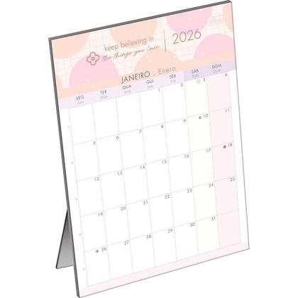 Imagem de Calendario Planner Mesa Soho 2026, Tilibra, Multicor