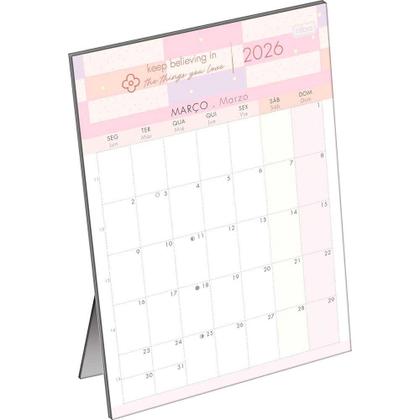Imagem de Calendario Planner Mesa Soho 2026, Tilibra, Multicor