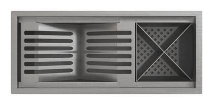 Calha Calha Embutida Moderno Em Inox Para Pratos - Technox Imagem de Calha Calha Embutida Moderno Em Inox Para Pratos