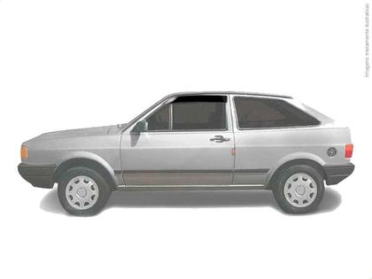 Imagem de Calha Chuva Volkswagen Gol Quadrado 1987 1988 A 1995 1996