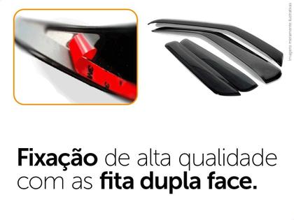 Imagem de Calha De Chuva Defletor Hilux Cabine Dupla 2005 A 2015 4 Pts