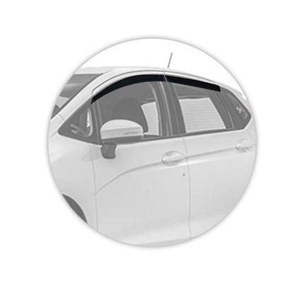 Imagem de Calha de Chuva Fit 2015 a 2021 e Wr-v 2017 a 2021 Inteiriça Acrílico Fumê Tgpoli