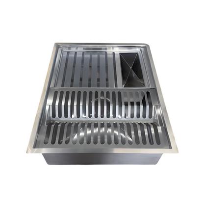 Imagem de Calha Gourmet Escorredor Inox Tamanho 40x50 Cm Ecosul