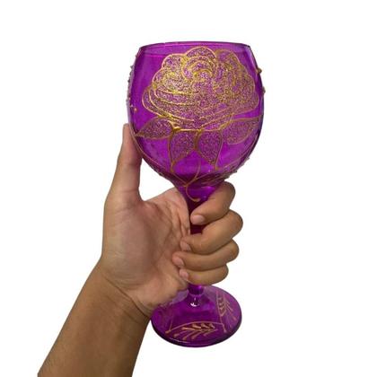 Imagem de Cálice Vidro para Altar 20 cm 400 ml - Escolha a Cor