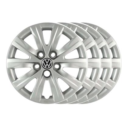 Imagem de Calota Adap. Vw Fox Spacefox Polo Aro 15 Jogo Prata
