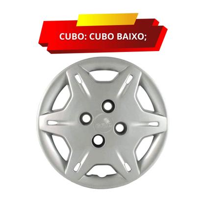 Imagem de Calota Aro 13" Prata Mod Corsa Wind 2000 (Jogo c/ 4 Calotas) Grid - 004CB-PTA-E