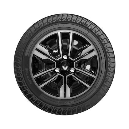 Imagem de Calota Aro 14 Kwid Outsider 2024 (Preta Brilhante C/ Prata)