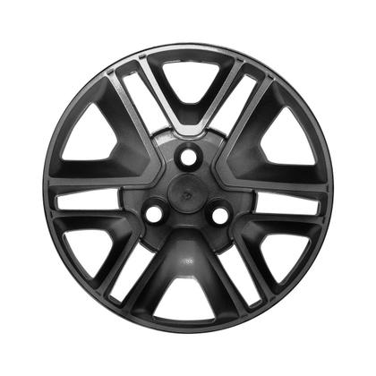Imagem de Calota Aro 14 Renault Kwid 2020 2021 2022 Prata 3 Furos