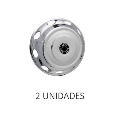 Imagem de Calota Dianteira Oval Aro 20 Cromado Par