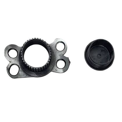 Imagem de Calota esportiva aro 14 nitro x black silver + emblema resinado ford