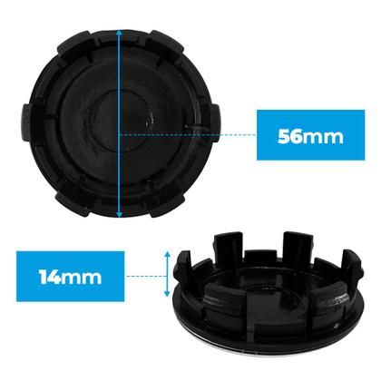 Imagem de Calotinha 56mm Centro de Roda KRMAI Volkswagen Nivus/Virtus