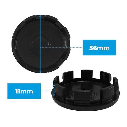 Imagem de Calotinha 56mm Centro de Roda Zunky VW Nivus/Virtus