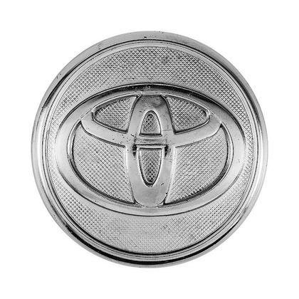 Imagem de Calotinha Meio Centro Tampa Miolo Roda Toyota Etios Corolla Cromada