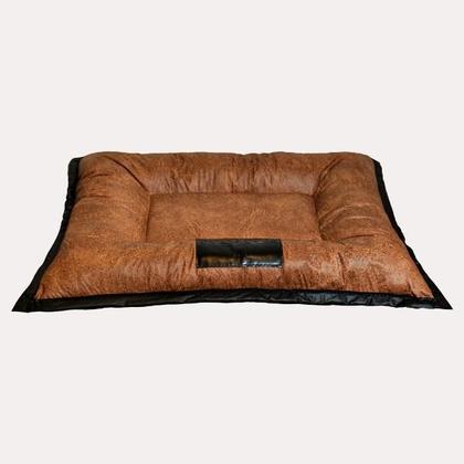 Imagem de Cama almofada colchonete   pet impermeável tamanho   M  77 x 65 x 9 cm  Peroba