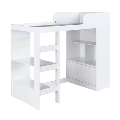 Imagem de Cama Alta de Solteiro Multifuncional Sem Colchão CA6080 Amsterdam Art In Móveis