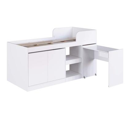 Imagem de Cama Alta de Solteiro Multifuncional Sem Colchão CJ6080 Jamaica Art In Móveis