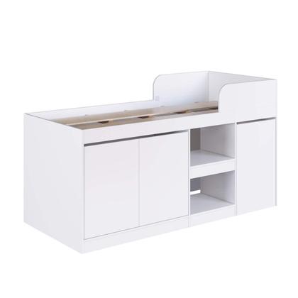 Imagem de Cama Alta de Solteiro Multifuncional Sem Colchão CJ6080 Jamaica Art In Móveis