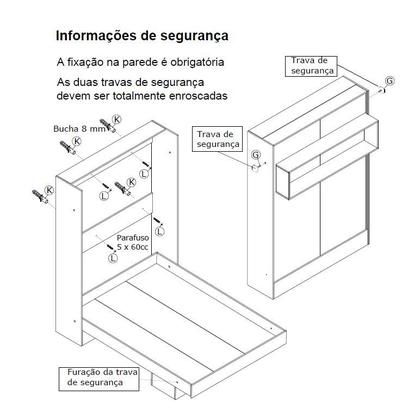 Imagem de Cama Articulada Casal com Estante 4 Gavetas 8 Prateleira