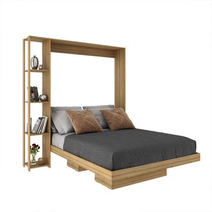 Imagem de Cama Articulada Completa para Colchão de Casal 138x188cm Amêndoa