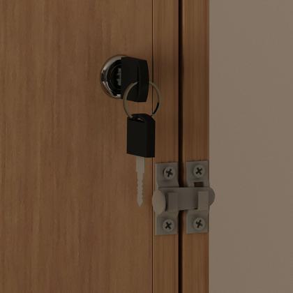 Imagem de Cama Articulada Vertical Solteiro de Parede com 4 Prateleiras e 2 Nichos MDP Amêndoa Até 110kg Tecnomobili