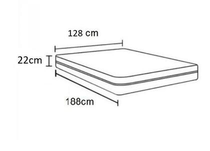 Imagem de Cama Baú Box Viúva Tecido Sintético Preto com Colchão Pillow Angel - Bello Box - Molas Ensacadas 63x128x188