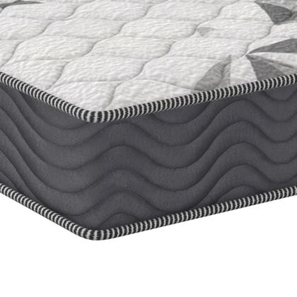 Imagem de Cama Baú Casal Branco Colchão ISO 100 D33 - Ortobom